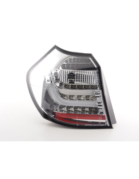 Fanali posteriori a LED set BMW Serie 1 E87 / E81 3/5 porte. 04-07 cromato