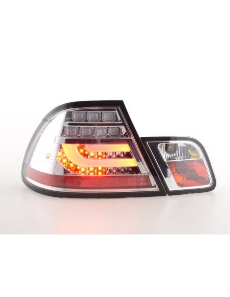 Fanali posteriori a LED set BMW 3er E46 Coupe 03-07 cromato