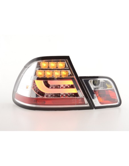 Fanali posteriori a LED set BMW 3er E46 Coupe 03-07 cromato