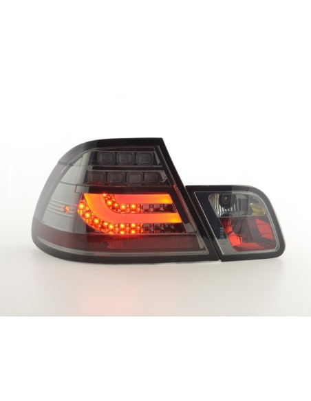 Fanali posteriori a LED set BMW Serie 3 E46 Coupé 03-07 nero