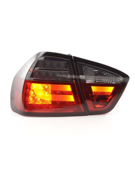 Set di luci posteriori a LED BMW Serie 3 E90 Limo 05-08 rosso / nero