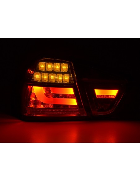 Set di luci posteriori a LED BMW Serie 3 E90 Limo 05-08 rosso / nero