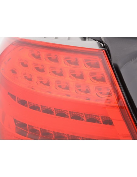 Fanali posteriori a LED set BMW Serie 3 E92 Coupé 06-10 rosso / trasparente