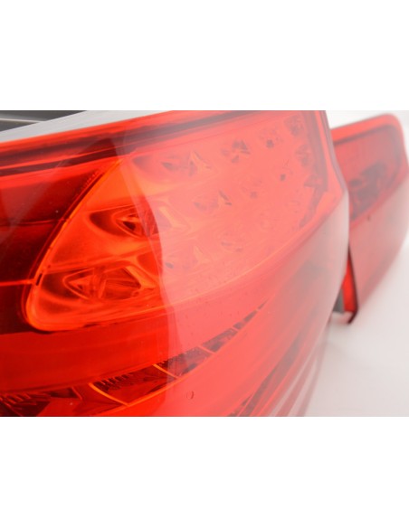 Fanali posteriori a LED set BMW Serie 3 E92 Coupé 06-10 rosso / trasparente
