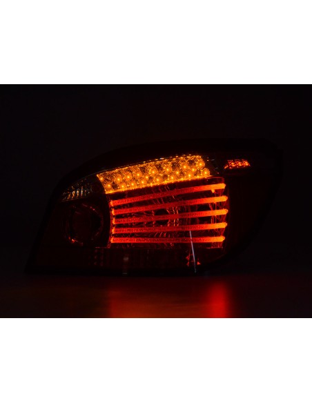 Set di luci posteriori a LED BMW serie 5 E60 berlina 08-09 rosso / trasparente
