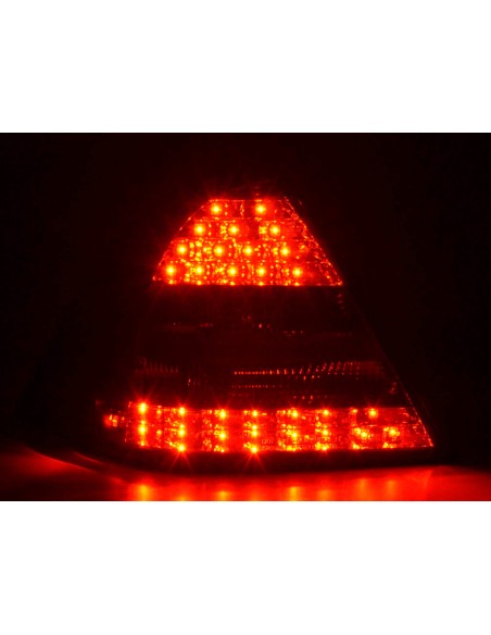 Set di luci posteriori a LED Mercedes Classe C W203 Limo 01-04 nero