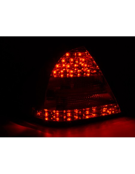 Set di luci posteriori a LED Mercedes Classe C tipo W203 Limo 05-07 cromato