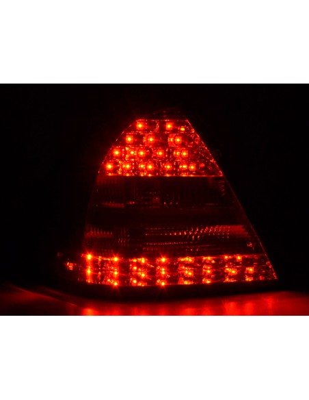 Set luci posteriori a LED Mercedes Classe C W203 Limo 05-07 rosso / trasparente