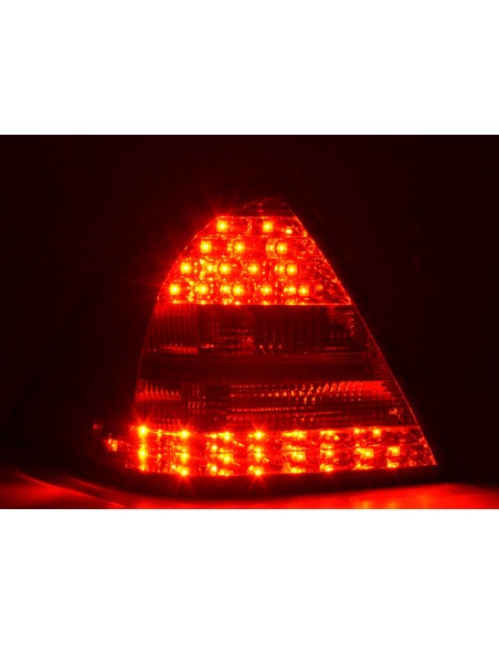 Set luci posteriori a LED Mercedes Classe C W203 Limo 05-07 rosso / trasparente