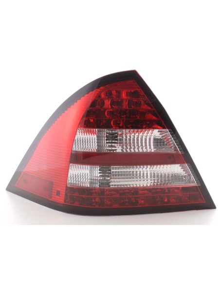 Set luci posteriori a LED Mercedes Classe C W203 Limo 05-07 rosso / trasparente
