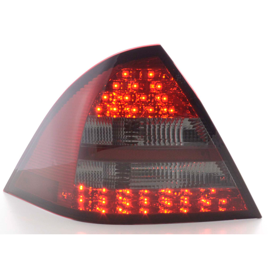 Autolod - Ricambi per auto online|Fanali posteriori a LED set Mercedes Classe C W203 Limo 05-07 rosso / nero
