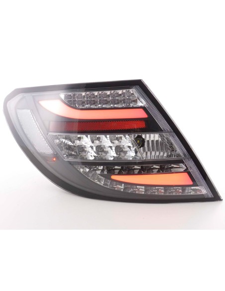 Set di luci posteriori a LED Mercedes Classe C tipo W204 07-11 nero
