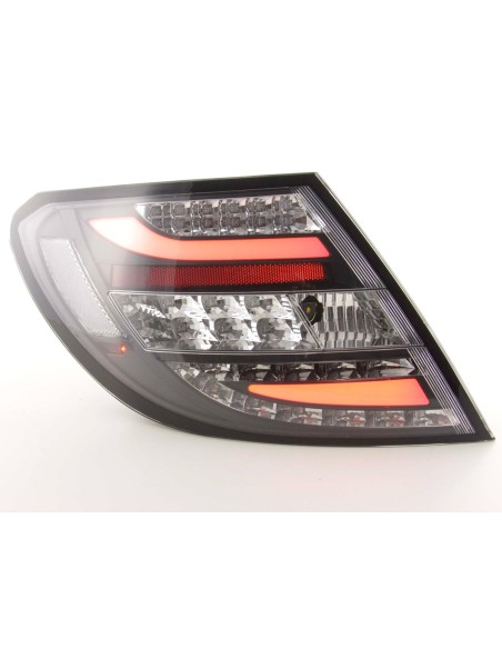 Set di luci posteriori a LED Mercedes Classe C tipo W204 07-11 nero