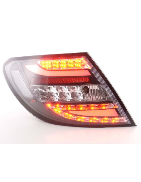 Set di luci posteriori a LED Mercedes Classe C tipo W204 07-11 nero