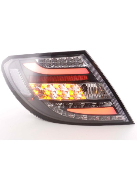 Set di luci posteriori a LED Mercedes Classe C tipo W204 07-11 nero
