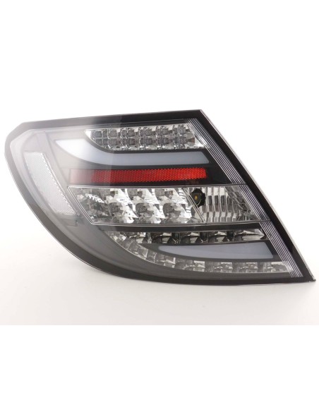 Set di luci posteriori a LED Mercedes Classe C tipo W204 07-11 nero