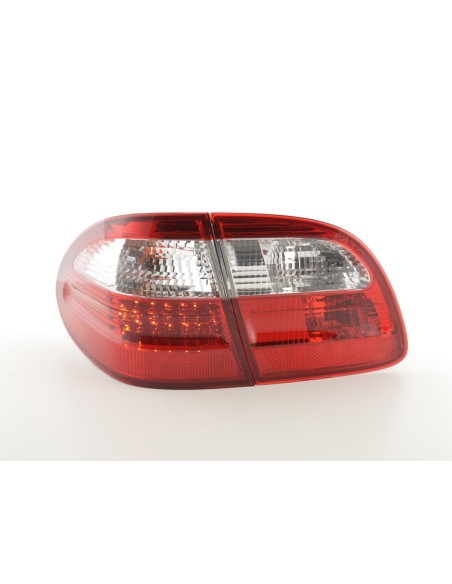Set luci posteriori a LED Mercedes Classe E Kombi (210) 99-03 rosso / trasparente