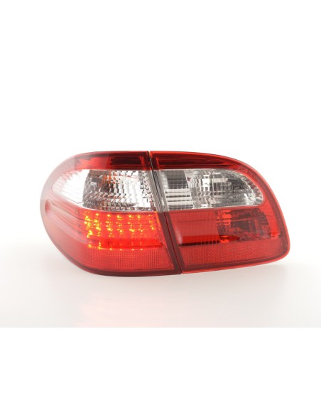 Set luci posteriori a LED Mercedes Classe E Kombi (210) 99-03 rosso / trasparente