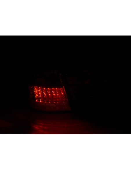Set luci posteriori a LED Mercedes Classe E Kombi (210) 99-03 rosso / trasparente