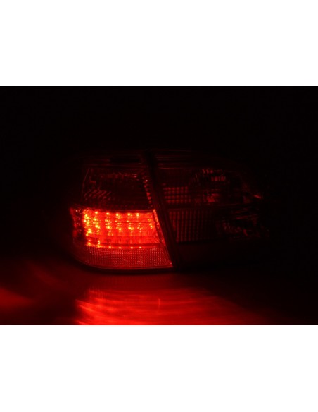Set luci posteriori a LED Mercedes Classe E Kombi (210) 99-03 rosso / trasparente