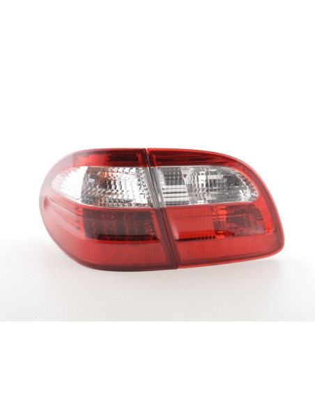 Set luci posteriori a LED Mercedes Classe E Kombi (210) 99-03 rosso / trasparente