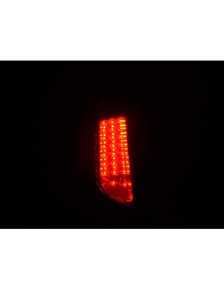 Fanali posteriori LED set Ford Focus 2 5 porte 04-08 rosso / nero