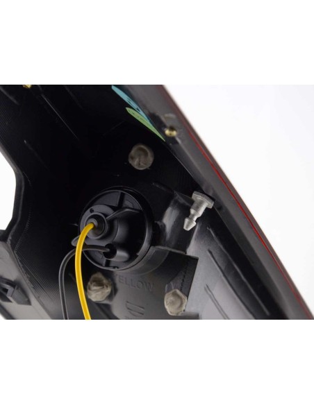 Fanali posteriori LED set Ford Focus 2 5 porte 04-08 rosso / nero