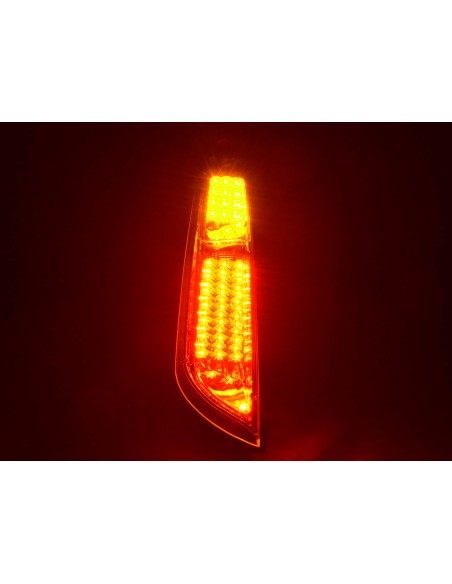 Fanali posteriori a LED set Ford Focus 2 5 porte 04-08 cromato