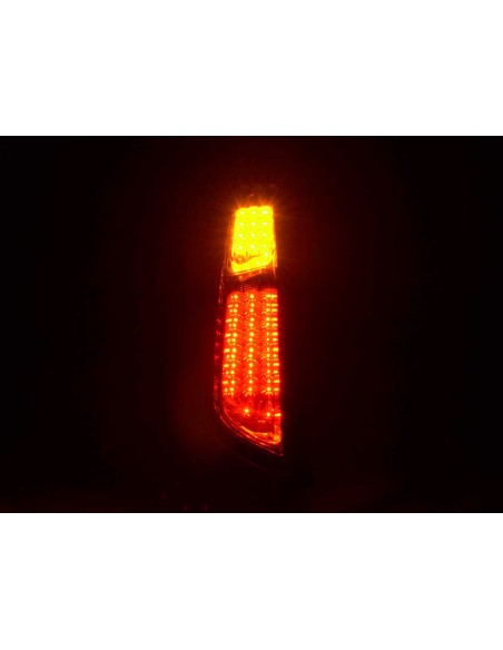 Fanali posteriori a LED Ford Focus 2 5 porte 04-08 rosso / trasparente