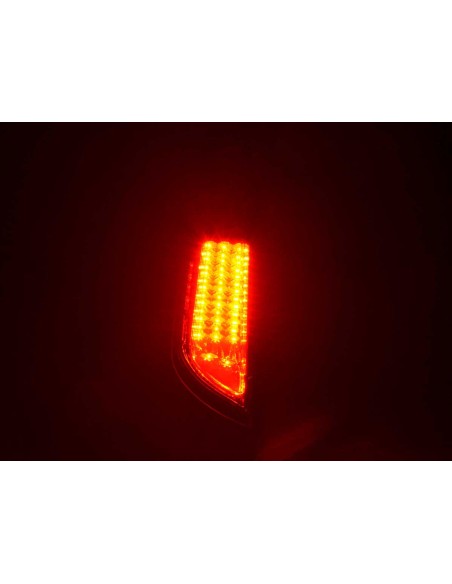 Fanali posteriori a LED Ford Focus 2 5 porte 08-10 rosso / trasparente