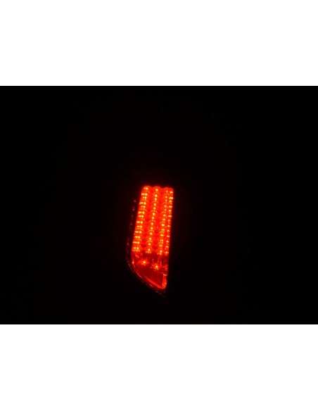 Set di luci posteriori a LED Ford Focus 2 5 porte 08-10 rosso / nero