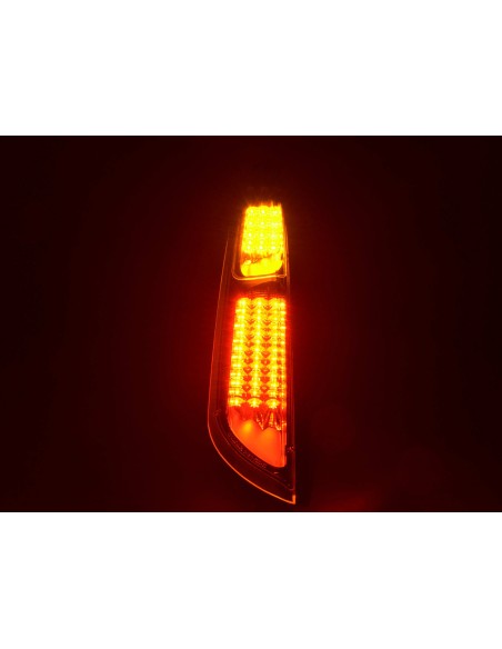 Set di luci posteriori a LED Ford Focus 2 5 porte 08-10 nere