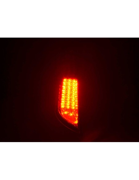 Fanali posteriori a LED Ford Focus 2 5 porte 08-10 rosso / trasparente