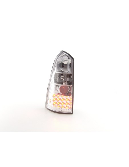 Set fanali posteriori LED Ford Focus Tournament DNW 98-04 cromati per guida a destra