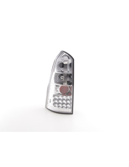 Set fanali posteriori LED Ford Focus Tournament DNW 98-04 cromati per guida a destra