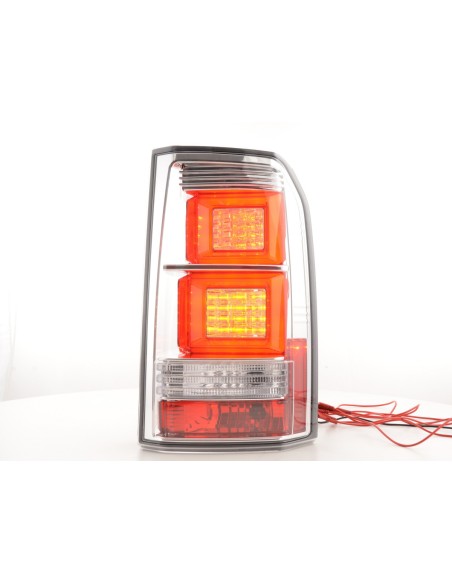 Fanali posteriori a LED set Land Rover Discovery 3 04-09 cromato