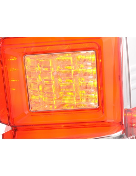 Fanali posteriori a LED set Land Rover Discovery 3 04-09 cromato