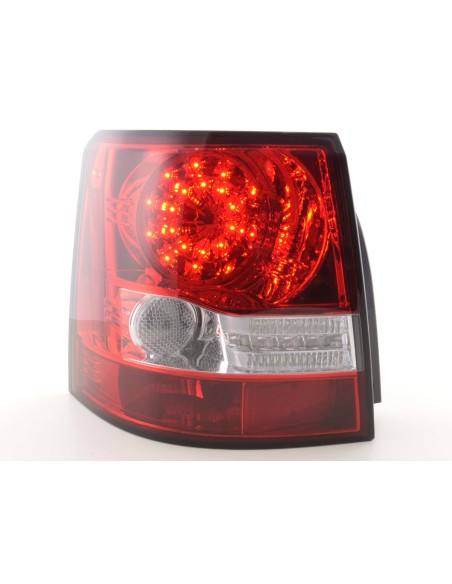 Fanali posteriori LED Land Rover Range Rover Sport 06-10 rosso / trasparente