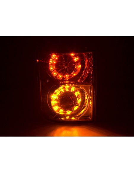 Fanali posteriori LED Land Rover Range Rover 02-05 cromati con indicatori LED