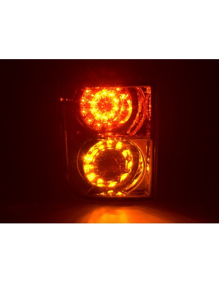 Fanali posteriori LED Land Rover Range Rover 02-05 cromati con indicatori LED