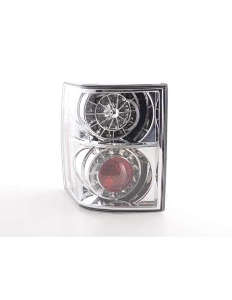 Fanali posteriori LED Land Rover Range Rover 02-05 cromati con indicatori LED