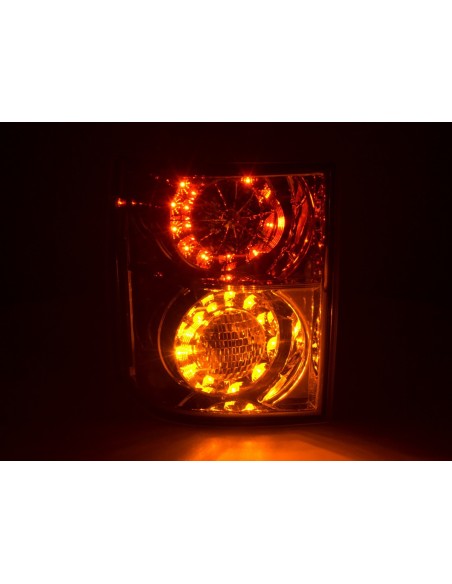 Fanali posteriori LED Land Rover Range Rover 02-05 cromati con indicatori LED