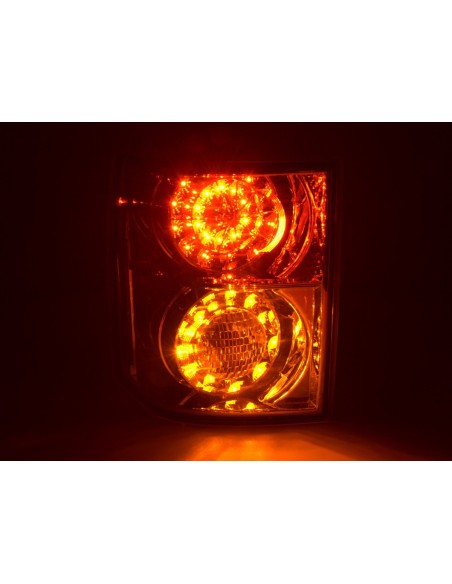 Fanali posteriori LED Land Rover Range Rover 02-05 cromati con indicatori LED