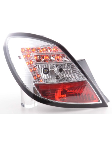 Set di luci posteriori a LED Opel Corsa D 5 porte 06-10 cromato