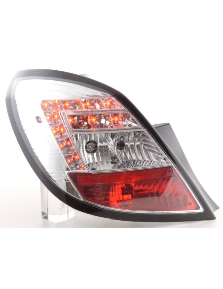Set di luci posteriori a LED Opel Corsa D 5 porte 06-10 cromato