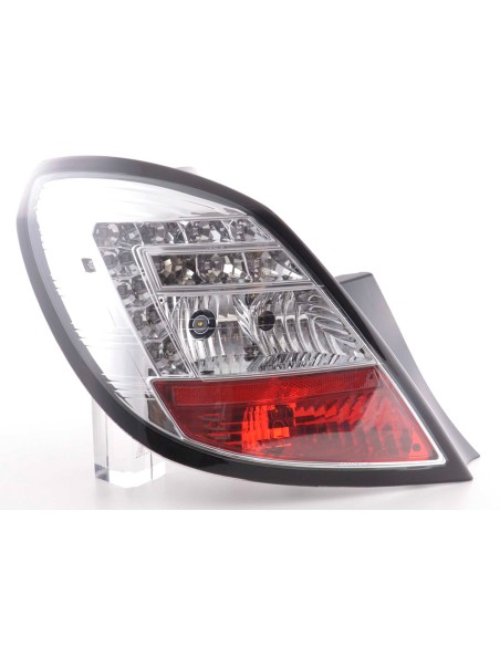 Set di luci posteriori a LED Opel Corsa D 5 porte 06-10 cromato