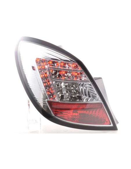 Set di luci posteriori a LED Opel Corsa D 5 porte 06-10 cromato