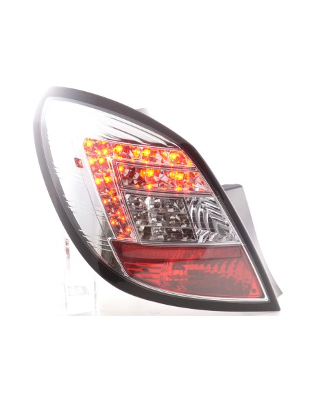 Set di luci posteriori a LED Opel Corsa D 5 porte 06-10 cromato
