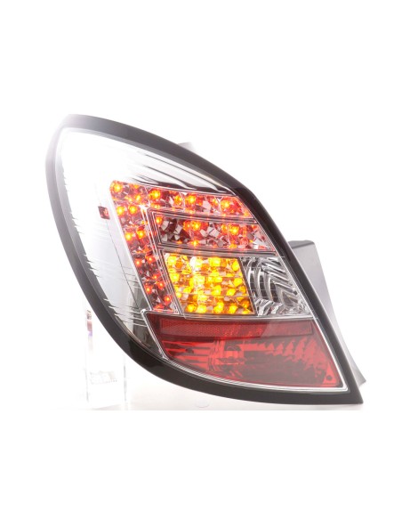 Set di luci posteriori a LED Opel Corsa D 5 porte 06-10 cromato