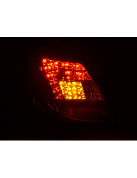 Set di luci posteriori a LED Opel Corsa D 5 porte 06-10 cromato